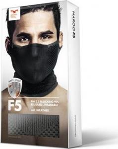 Maska antysmogowa Naroo F5 black r. uniwersalny 2