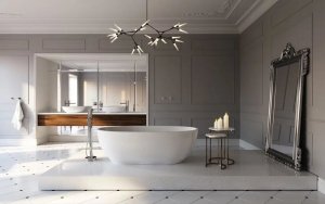 Bateria wannowa Ferro BATERIA WANNOWA FIESTA WOLNOSTOJĄCA, CHROM FERRO // BF.BFI11F 6