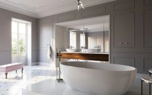 Bateria wannowa Ferro BATERIA WANNOWA FIESTA WOLNOSTOJĄCA, CHROM FERRO // BF.BFI11F 7