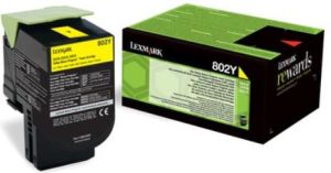 Toner Lexmark 80C20Y0 Yellow Oryginał  (80C20Y0) 1