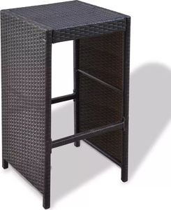 Elior zestaw barowy do ogrodu Kyle, brązowy (4170) 6