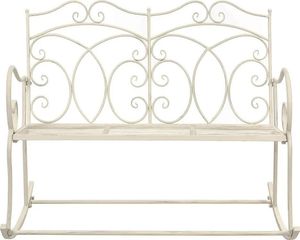 Elior bujana ławka ogrodowa Dion, biała (4159) 2