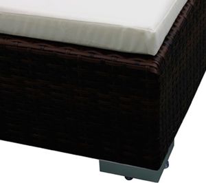 Elior zestaw wypoczynkowy do ogrodu Caste 3X brązowy (3859) 7