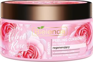 Bielenda Super Skin Diet Velvet Rose Peeling cukrowy 350ml 1