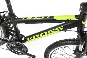 Kross Rower Kross DUST Junior 1.0 24" czarno-limonkowy mat Uniwersalny 4