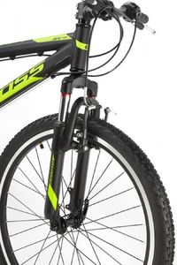 Kross Rower Kross DUST Junior 1.0 24" czarno-limonkowy mat Uniwersalny 7