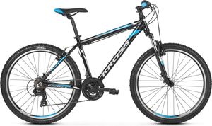Kross Rower Kross HEXAGON 1.0 czarny-biały-niebieski połysk 14" 1