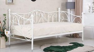 Elior Pojedyncze łóżko Dolie 90x200 - białe 1