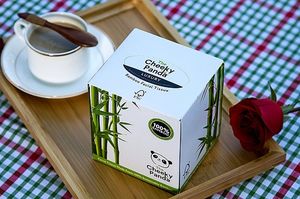 Cheeky Panda , Chusteczki kosmetyczne uniwersalne, pudełko kostka 56 szt. 4