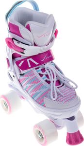 Vivo Wrotki Vivo Light II biało-różowe 37-40 3