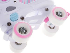 Vivo Wrotki Vivo Light II biało-różowe 37-40 4