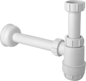 Syfon AKCES 19045P SYFON ZLEW. 1-KOM. BUTELKOWY, SITKO 3,5 TRZPIEŃ STAL. KOREK CEDZAK , PP, PRZELEW WERTYKAL. FI 40 // SZT.A.40-PP-1KOM-3,5-PRZELEW/PP 2