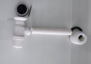 Syfon AKCES 19063 SYFON UMYWALKOWY BUTELKOWY SITKO NIERDZEWNE, KOREK PCV, FI32 // SUT.A.32-NIERDZ 2