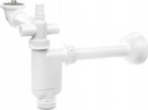 Syfon AKCES 19090 SYFON UMYWALKOWY LOCO - TELESKOPOWY RAMIĘ REGUL. (180-280MM), OSZCZ. PRZESTRZ. NAKŁADKA NIERDZEWNA ODEJŚCIE PROSTE FI 32 // SUT.A.32-LOCO-TELESKOP 3