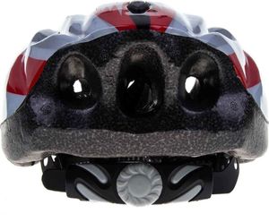 Biko Kask rowerowy Basic biały-srebrny-czerwony r. M 4
