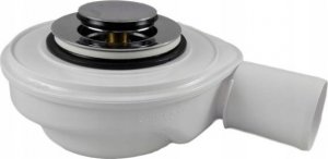 Syfon AKCES 19231 SYFON BRODZIK.KLIK-KLAK SPEED2 FI 50, WYS. 50MM, ODPŁYW FI50 30L/MIN, CZYSZCZ. Z GÓRY, STAL NIERDZ. // S.BRODZ.A.50-SPEED2-30L 12