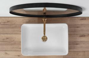 Umywalka Rea Avia nablatowa 51cm biała 5