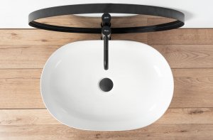 Umywalka Rea REA-U0024 UMYWALKA CLEO NABLATOWA 60,5X41 REA // CE.REA.U-CLEO 4