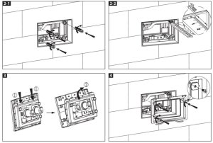 Przycisk spłukujący Cersanit S97-058 PRZYCISK ACCENTO KWADRAT PNEUMAT, SZKŁO CZARNE // DLP.C.ACCENTO-KW-P-SZKŁO-CZARNE 3