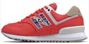 New Balance Buty damskie WL574SOF czerwone r. 39 2