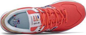 New Balance Buty damskie WL574SOF czerwone r. 39 3