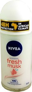 Nivea Dezodorant Nivea Roll-On Fresh Musk 50ml uniwersalny 1