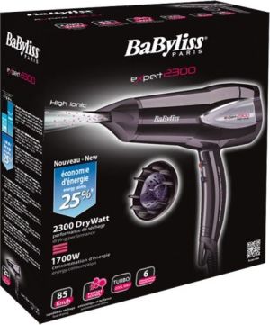 Suszarka BaByliss Expert 2300 Czarno-fioletowa D361E 2