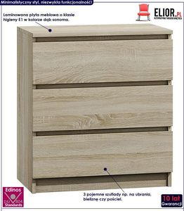 Elior Komoda Eliva - dąb sonoma 2