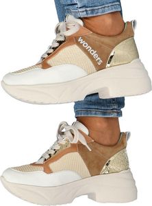 WONDERS Buty damskie C-5523 białe r. 36 13