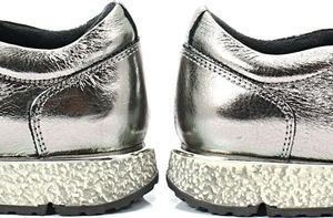 Venezia VENEZIA 278973R94 SREBRNE - Sneakersy z futerkiem 37 7