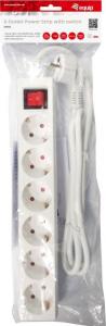 Listwa zasilająca Equip 6 gniazd 1.5 m biała (245552) 3
