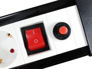 Listwa zasilająca Equip przeciwprzepięciowa 4 gniazda 1.5 m biało-czarna (245553) 2