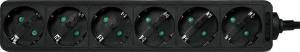 Listwa zasilająca LogiLink 6 gniazd 1.5 m czarna (LPS238B) 2