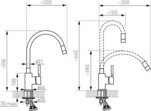 Bateria kuchenna Ferro Zumba stojąca beżowa (BZA4P) 2