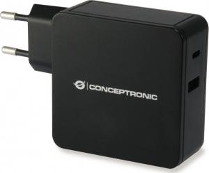 Ładowarka Conceptronic ALTHEA02B 1x USB-A 1x USB-C 3 A (ALTHEA02B) 1