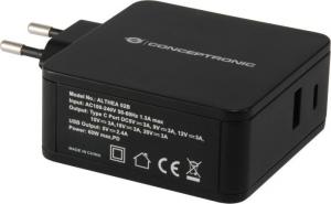 Ładowarka Conceptronic ALTHEA02B 1x USB-A 1x USB-C 3 A (ALTHEA02B) 2