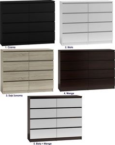 Elior Komoda Syntia 120 cm - dąb sonoma 4