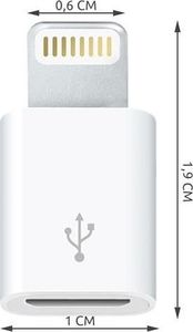 Adapter USB Beauty Tools Adapter microUSB - iphone przejsciówka do ładowania uniwersalny 4