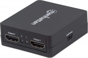 Manhattan Manhattan 1080p 2-Port HDMI-Splitter Strom über USB schwarz 5