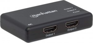 Manhattan Manhattan 4K 2-Port HDMI-Splitter 4K@30Hz Netzteil schwarz 2