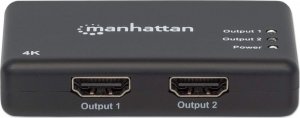 Manhattan Manhattan 4K 2-Port HDMI-Splitter 4K@30Hz Netzteil schwarz 3