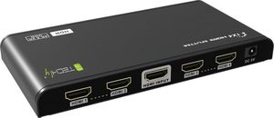 Techly Splitter HDMI 2.0 1x4 4K*60Hz HDR EDID Aktywny Rozdzielacz (IDATA-HDMI2-4K4HDR) 2