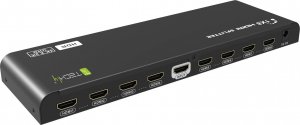 Techly Splitter HDMI 2.0 1x8 4K*60Hz HDR EDID Aktywny Rozdzielacz (IDATA HDMI2-4K8HDR) 2
