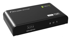 Techly Splitter HDMI 2.0 1x2 4K*60Hz HDR EDID Aktywny Rozdzielacz (IDATA-HDMI2-4K2HDR) 2