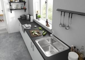 Bateria kuchenna Hansgrohe Focus M42 stojąca chrom (71814000) 5