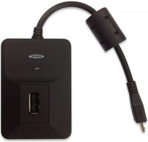 HUB USB Ednet z czytnikiem kart, microUSB 2.0 z funkcją OTG (31516) 1