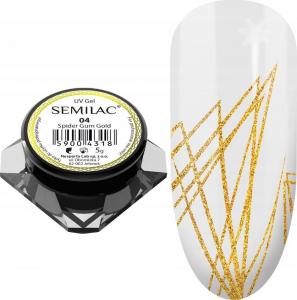 Semilac Semilac Żel do zdobień Spider Gum 04 Gold uniwersalny 1