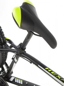 Kross Rower Kross HEXAGON 2.0 26" czarny-biały-limonkowy mat - 2019 14" 6