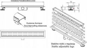 Hydroland HYDROLAND ODWODNIENIE LINIOWE FALA 600 // OD.H.FALA-600 3