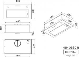 Okap Kernau KBH 0660 B 7